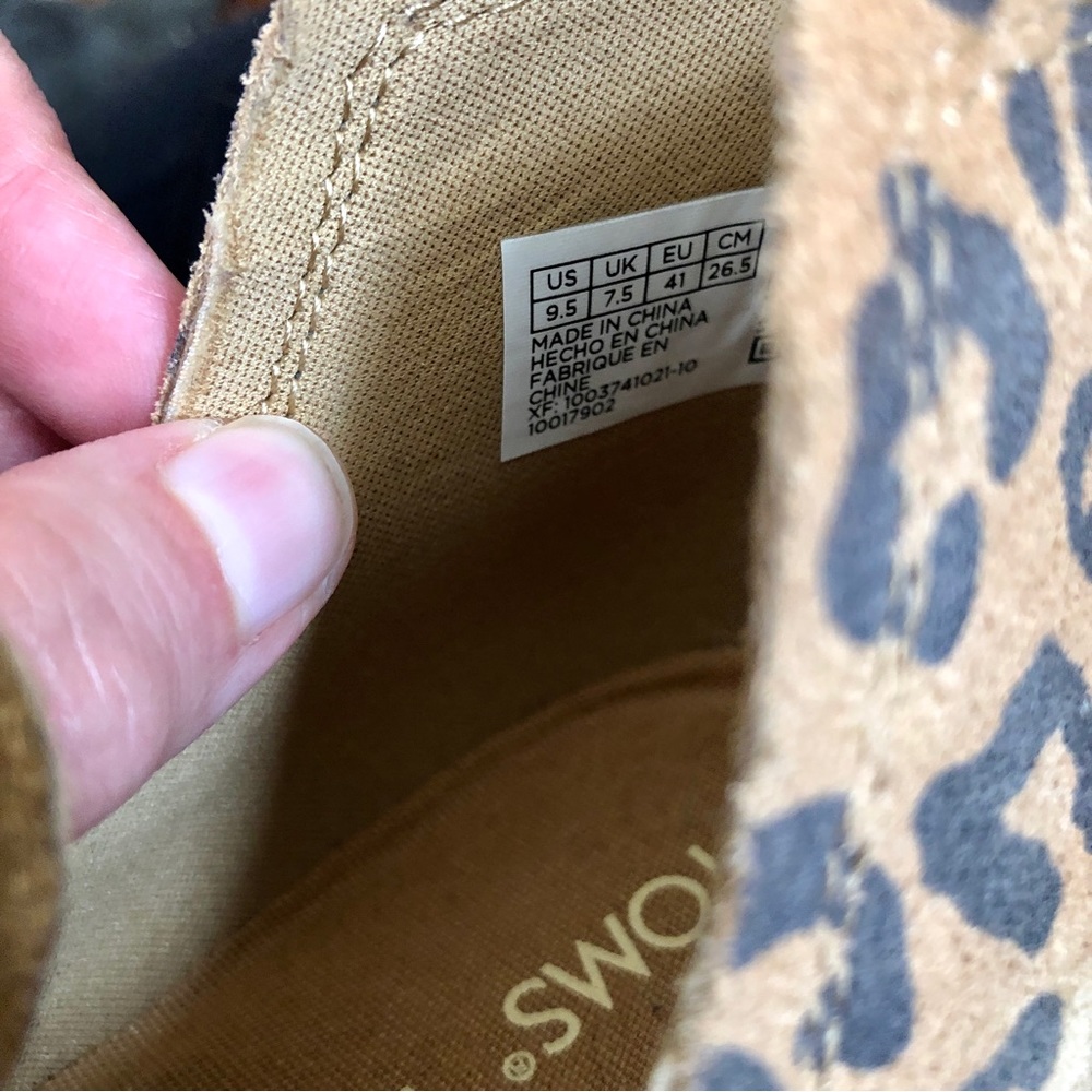 Toms Kallie leopard print booties NWT - Picture 13 of 16